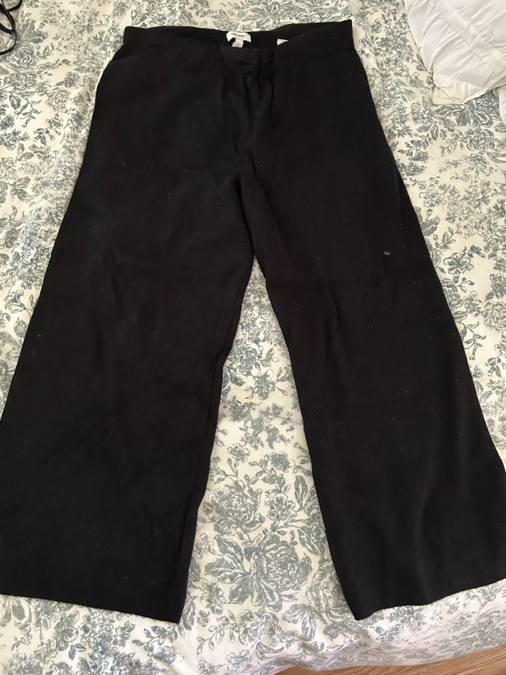 Nine West Black Knit fit and flare pants - Everyday Essential